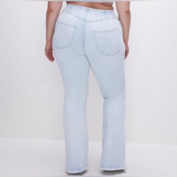 NEW Good American Corset Flare jeans Plus Size 30 - Picture 2 of 14